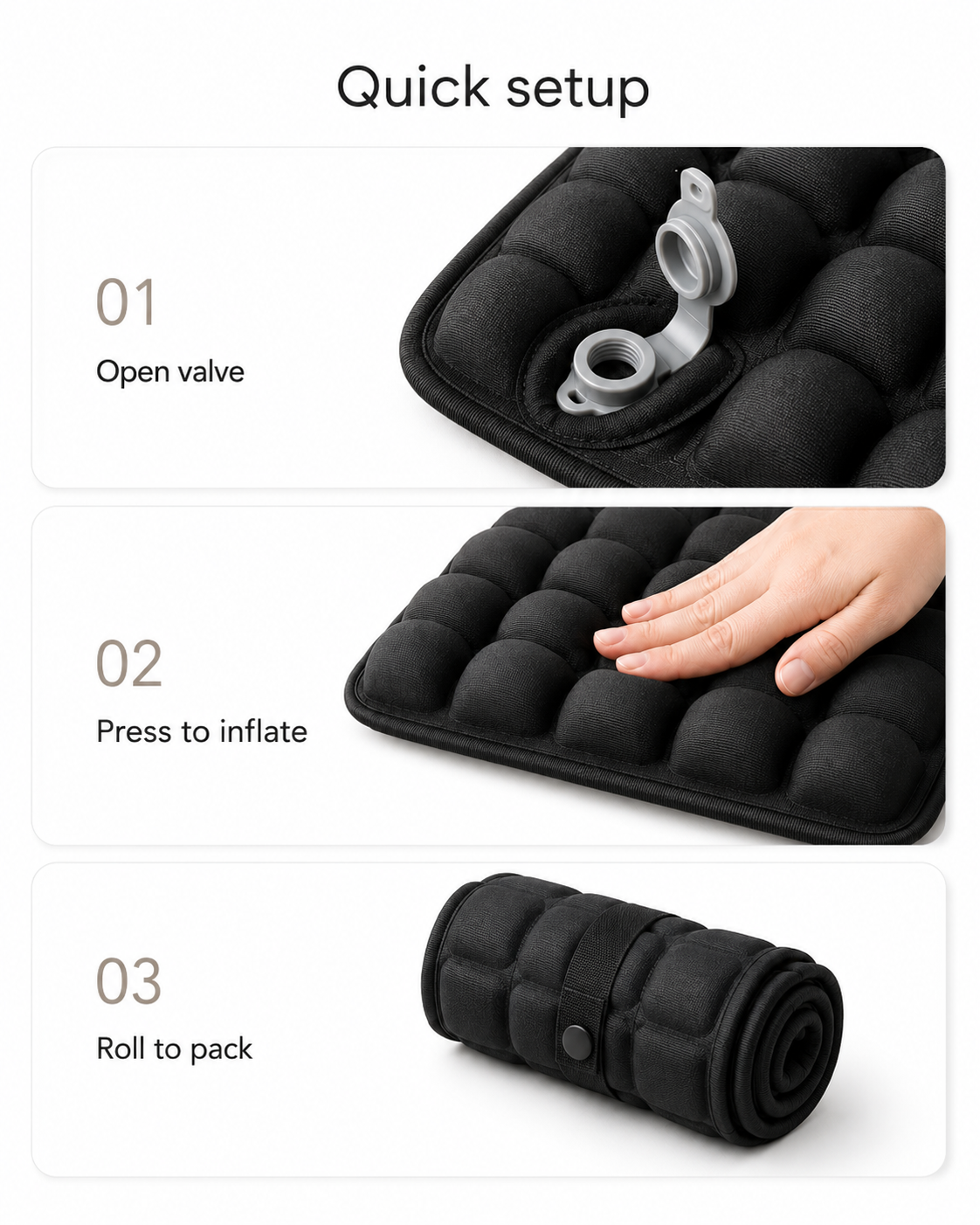 Cloudseat - Inflatable Travel Cushion