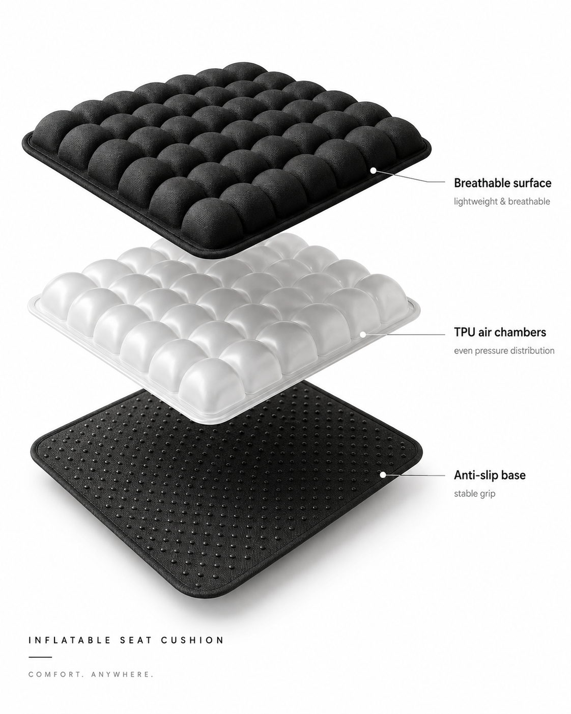 Cloudseat - Inflatable Travel Cushion